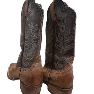 Ariat Two-Tone Western Boots Girls